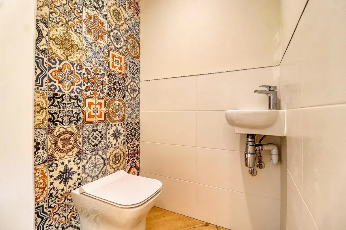 Colourful Tiled Bathroom
